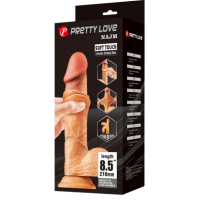 Pretty Love Najm Soft Toch Sliding Skin 8.5" Dildo Flesh